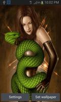 Green Cobra Girl LWP Affiche