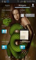 برنامه‌نما Green Cobra Girl LWP عکس از صفحه