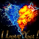 Hot And Cold Heart LWP APK