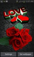 Lovely Roses Live Wallpaper poster