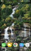 Nature Hilly Waterfall LWP скриншот 2