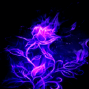 Neon Blue Rose LWP APK