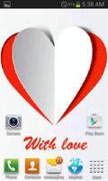 Paper Heart Live Wallpaper ภาพหน้าจอ 1