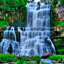 Pretty Blue Waterfall LWP APK