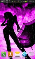 Purple Rain Beauty LWP capture d'écran 2