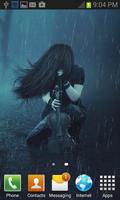 Rainy Music Live Wallpaper captura de pantalla 1