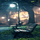 Rainy Garden Live Wallpaper أيقونة