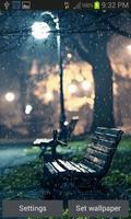 Rainy Garden Live Wallpaper постер