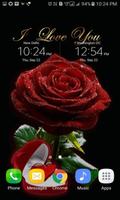 Red Heart Rose LWP captura de pantalla 1