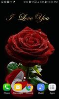 Red Heart Rose LWP captura de pantalla 2