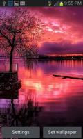 Redish Evening Lake LWP โปสเตอร์