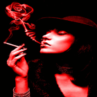 Icona Red Smoke Girl LWP