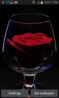 Rose In Glass LWP poster