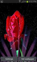 Sparkling Rose Live Wallpaper poster