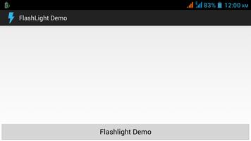 1 Schermata Flashlight Demo