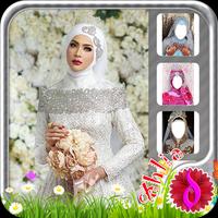 Modern Wedding Hijab الملصق