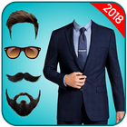Man Suit Photo Editor-Beard-Mustache-Hairstyles ícone