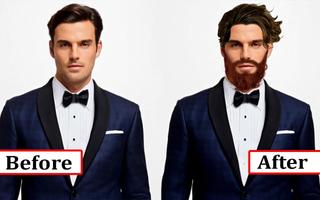 Man Suit Photo Editor-Beard-Mustache-Hairstyles screenshot 3