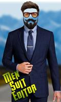 Man Suit Photo Editor-Beard-Mustache-Hairstyles poster