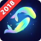 ♓Pisces Daily Horoscope-2018 Astrology &Tarot FREE ไอคอน