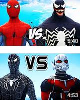 SpiderHero VS SuperHero Fighting poster