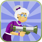 Angry Grandma - Run and Shoot Zeichen