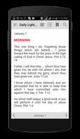 Daily Light Devotional تصوير الشاشة 1