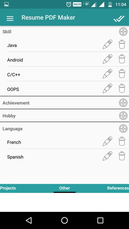 resume pdf maker cv builder apk download free business app for