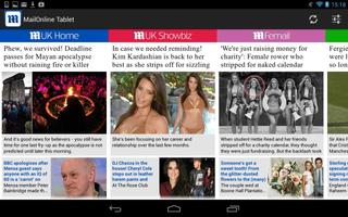 Daily Mail Online Tablet পোস্টার