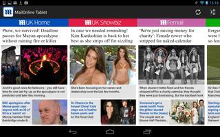 Daily Mail Online Tablet Plakat