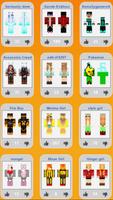 Daily Top Minecraft Skins Poster