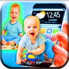Virtual baby in phone Screen - Baby Phone आइकन