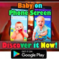 Virtual baby in phone Screen - Baby Phone पोस्टर