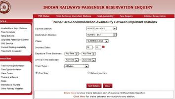 برنامه‌نما Indian Railways Enquiry عکس از صفحه