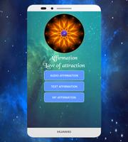 Law of Attraction Affirmations الملصق