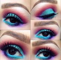 Beautiful Eye Makeup Guides Affiche