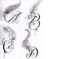 Great Tattoo Lettering Arts Designs capture d'écran 3