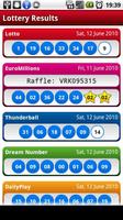 UK Lotto/Lottery Results Free Affiche
