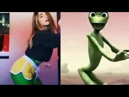 Dance give me your little green Martian thing پوسٹر