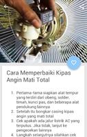 Cara Memperbaiki Kipas Angin স্ক্রিনশট 3