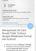 برنامه‌نما Cara Memperbaiki SD Card Rusak عکس از صفحه