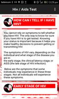 HIV / AIDS Finger Test تصوير الشاشة 3