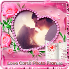 Love Card photo frame آئیکن