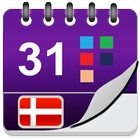 Danmark Kalender-icoon