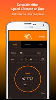 Speed Distance Time Calculator پوسٹر