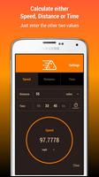 Speed Distance Time Calculator الملصق
