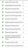 برنامه‌نما Free Pumpkin Pie Recipes عکس از صفحه