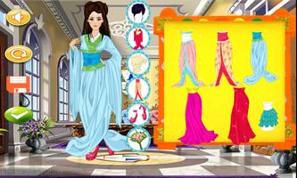 Violetta Asian Dress Up Free постер