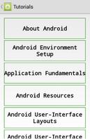 TUTORIAL FOR ANDROID Affiche