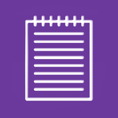 Purple Notepad icon